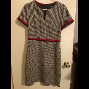 Wool Houndstooth Boden Dress